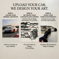 Custom Car Wall Art – Turn Your Car Into 3D Art